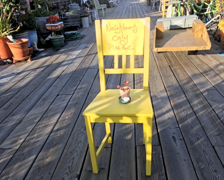 Larry Clinton-Main Dock Chair Sign.Apr.20