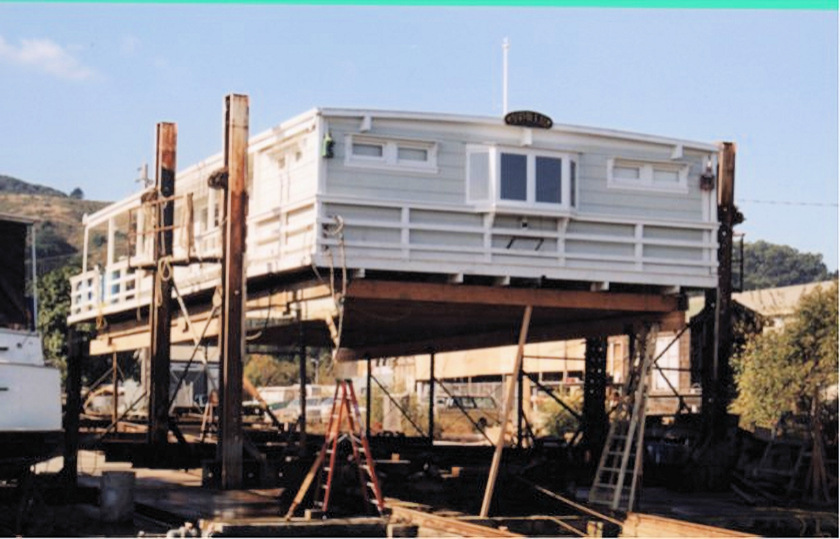 Phil Frank-Ameer getting concrete barge.Dec.24